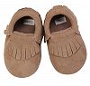 Suede Baby Moccasins S (5.1 inches) Tan