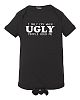 Panoware Funny Baby Bodysuits | I Only Cry When Ugly People Hold Me, Black, 24 Months