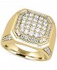 Men's Diamond Cluster Ring (2 ct. t. w. ) in 10k Gold