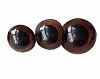 100PCS Plastic Safety Screw Eyes- Doll Making Eyes For Sewing Crafting Buttons Bear Doll Puppet(Brown) (10mm)