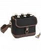 Picnic Time Beer Caddy Black & Brown Cooler Tote with Opener