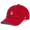 New York Yankees Base Runner Micro Logo Clean Up Cap - Red