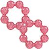 Nuby Pur Ice Bite Soother Ring Teether, 2 Pack - Pink