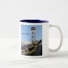 Peggy's Cove Lighthouse Two-tone Coffee Mug