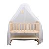 KateDy White Baby Nursery Mosquito Net, Bed Crib Canopy Netting Curtains Dome Hanging Round Insect Fly Screen, Insect Protection Repellent Shield(No Bed&Bed Crib Canopy&Netting Dome Hanging)