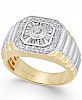 Men's Diamond Two-Tone Cluster Ring (1 ct. t. w. ) in 10k Gold