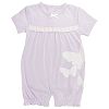 Kushies Baby Girls Rompers, Lilac, 12 Months