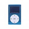 BL 1.2 Inch OLED TF Card Reader MP3 Music Player with Clip , blue