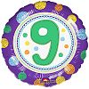 Anagram 18 Inch SpotOn Age Circle Foil Balloon (18 Inch) (Purple)