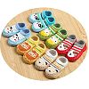Baby Floor Socks，Home Pure cotton Non-slip Shoes Socks Footwear Soft Bottom Toddler Crawling Suction Sweat Warm Seasons Style - 3 double / 6 double (3XL sole 16cm fit foot length approx 14.5-15.5CM, 6 double)