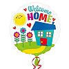 Anagram 18 Inch Welcome Home Circle Foil Balloon (18 Inch) (Multicolored)