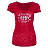 Montreal Canadiens Women's Valerie Burnout T-Shirt 2