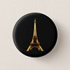 Eiffel Tower in Paris France Button