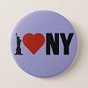 I Love Heart New York 3 Inch Round Button