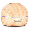Hysure 300ML Wood Grain Essential Oil Diffuser Ultrasonic Cool Mist Humidifier Aromatherapy Whisper Quiet Humidifier Diffusers with 7 Colorful LED Lights, BPA Free, Auto Shut Off and 3 Timer Setting for Home, Bedroom, Office - Light Wood