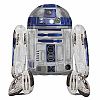 Amscan Airwalkers Star Wars R2D2 Character Foil Balloon (One Size) (White/Blue)