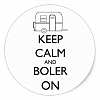 Boler sticker - Keep Calm and Boler On