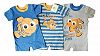 DISNEY NEMO 3 PACK BABY ROMPERS (3-6 MONTHS)