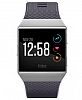 Fitbit Unisex Ionic Blue-Gray Elastomer Strap Smart Watch 35x32mm