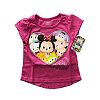 Disney Tsum Tsum Little Boys & Girls/Toddler/ Junior Short Sleeve T-shirts (2T- 4T) (4T, PINK)