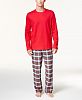 Matching Family Pajamas Men's Stewart Plaid Pajama Set, Created for Macy's