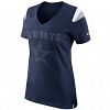 Dallas Cowboys Women's Fan V-Neck NFL T-Shirt - Tonal