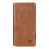 Bouletta Leather Phone Case for Amazon Fire [BookCase Rustic Cognac] - Retail Packaging