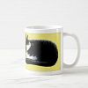 Tuxedo cat - yellow Coffee Mug