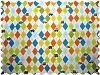 SheetWorld Argyle White Transport Fabric - By The Yard - 101.6 cm (44 inches)