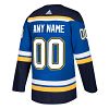 St. Louis Blues ANY NAME adidas adizero NHL Authentic Pro Home Jersey