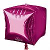 Anagram Supershape Cubez Foil Balloon (One Size) (Bright Pink)