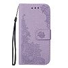 iPhone 7 Flip Folio Leather Wallet Phone Case, Leather Flip Wallet Case Protective Cover with Card Slot [Kickstand] for Apple iPhone 7(purple)