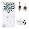 Nokia Lumia 830 Case, Mellonlu 3D Bling Luxury PU Leather [ Card Slot ] Flip Wallet Magnetic Case Cover for Nokia Lumia 830, [Free Gift Beautiful Earrings]