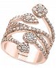 Pave Rose by Effy Diamond Vine Statement Ring (1-3/8 ct. t. w. ) in 14k Rose Gold