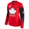 Team Canada IIHF Women's Fan 2018 Nike Olympic Replica Red Hockey Jersey