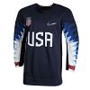 Team USA IIHF Official 2018 Nike Olympic Replica Navy Hockey Jersey