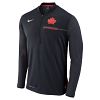 Team Canada IIHF DRI-Fit Half Zip Coaches Lightweight Trainer Jacket - Olympic Logo
