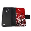 Red White Blossom Bush - Samsung Galaxy S5 Wallet Case