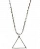Degs & Sal Men's Triangle Pendant Necklace in Sterling Silver