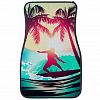 Surfing with palm trees Car Mat