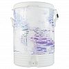 Ghost white abstract watercolor Cooler
