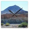 Nevada Mountains Square Wall Clock