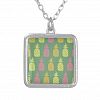 Pineapple Silver Plated Necklace