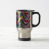 Colourful Abstract Pattern Travel Mug