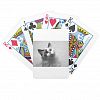 Black And White Kitten Portrait Bicycle Playing Cards