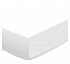 SheetWorld Fitted Pack N Play (Graco) Sheet - Organic White Jersey Knit - Made In USA - 27 inches x 39 inches (68.6 cm x 99.1 cm)