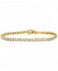 Diamond Swirl Tennis Bracelet (1 ct. t. w. ) in 14k Gold