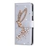 Bling Crystal Diamonds PU leather flip slots wallet pouch book case cover skin For Wiko Robby / Wiko S Kool