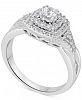 Diamond Tiered Halo Bridal Set (5/8 ct. t. w. ) in 14k White Gold