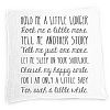 Hold Me A Little Longer Baby Swaddle Blanket by Ocean Drop Designs - Muslin Swaddle Baby Wrap with Baby Quote for Baby Shower, Christening Gift or Baptism Gift - Receiving Blanket, Privacy Throw